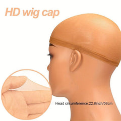 HD Wig Cap Hair Net Lace Wigs Invisible Lace Stretchy Caps Women