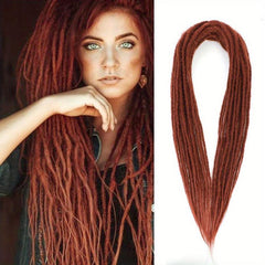 10 Strands 60-96cm Double Ended Dreadlock Extensions for Women
