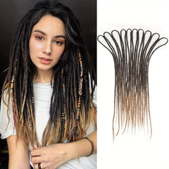 10 Strands 60-96cm Double Ended Dreadlock Extensions for Women