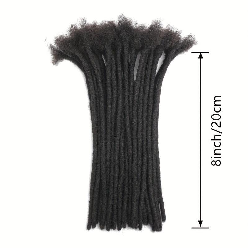 Loc Extensions Human Hair For Men Women 10 Strands 0 Width 100 Full Permanent