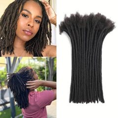 Loc Extensions Human Hair For Men Women 10 Strands 0 Width 100 Full Permanent