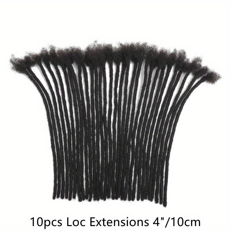 Loc Extensions Human Hair For Men Women 10 Strands 0 Width 100 Full Permanent