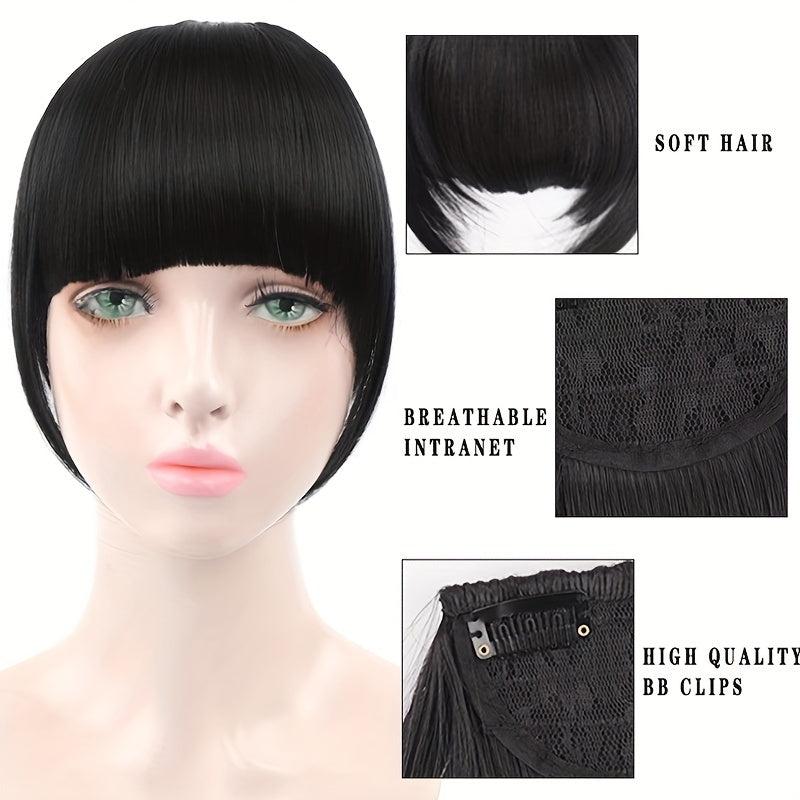 Long Hair Bangs & Sideburns Clip In Extensions