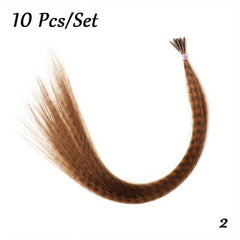 50Pcs Multicolor Feather Hair Extensions Party Hair Accessories