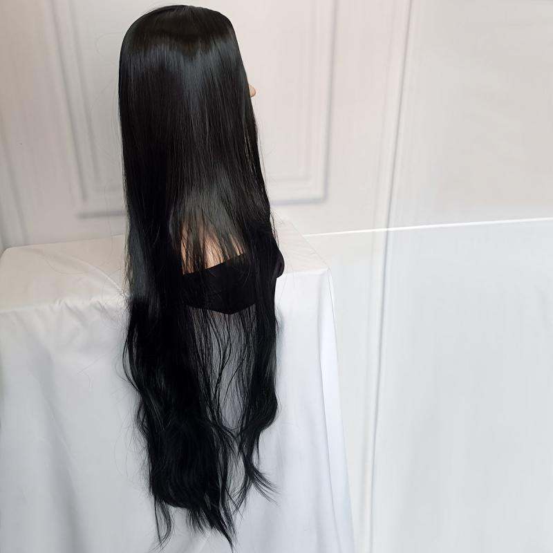 Extra Long Straight Cosplay Wig Natural Synthetic