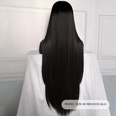 Extra Long Straight Cosplay Wig Natural Synthetic