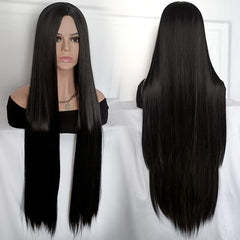 Extra Long Straight Cosplay Wig Natural Synthetic