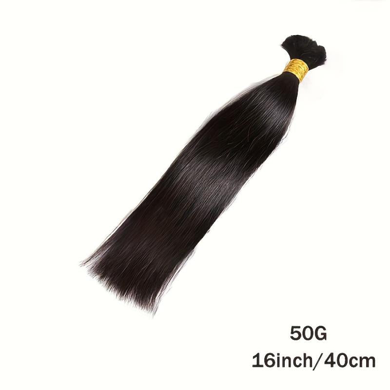 Double Drawn Straight 613 Blonde Brown 1B Braiding Hair Bulk 14-24 Inch
