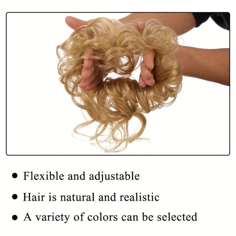 Donut Hair Buns Updo Chignon Synthetic Hair Extensions