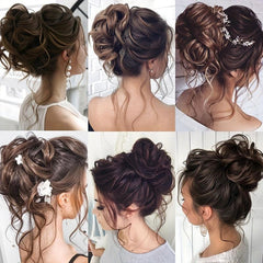 Donut Hair Buns Updo Chignon Synthetic Hair Extensions