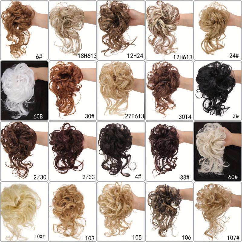 Donut Hair Buns Updo Chignon Synthetic Hair Extensions