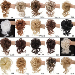 Donut Hair Buns Updo Chignon Synthetic Hair Extensions
