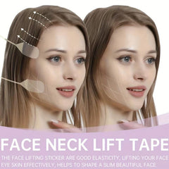10pcs Face Lift Tape V line Facelift Patch Tapes And Bands Kit