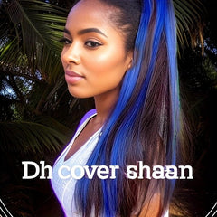 Long Straight Ponytail Extensions Synthetic Clip In Hair Extensions