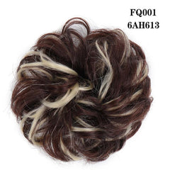Short Curly Wave Synthetic Hair Buns for Women