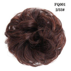 Short Curly Wave Synthetic Hair Buns for Women