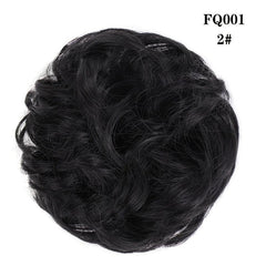 Short Curly Wave Synthetic Hair Buns for Women