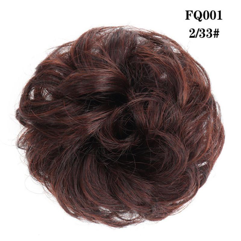 Short Curly Wave Synthetic Hair Buns for Women