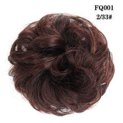Short Curly Wave Synthetic Hair Buns for Women
