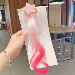 Princess Rainbow Ponytail Hair Extension Clip