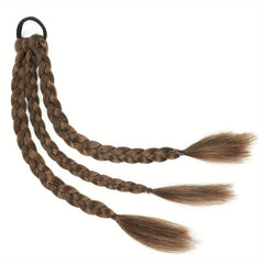 Synthetic Braids Ponytail Elastic Hair Rope Natural Look Daily Use