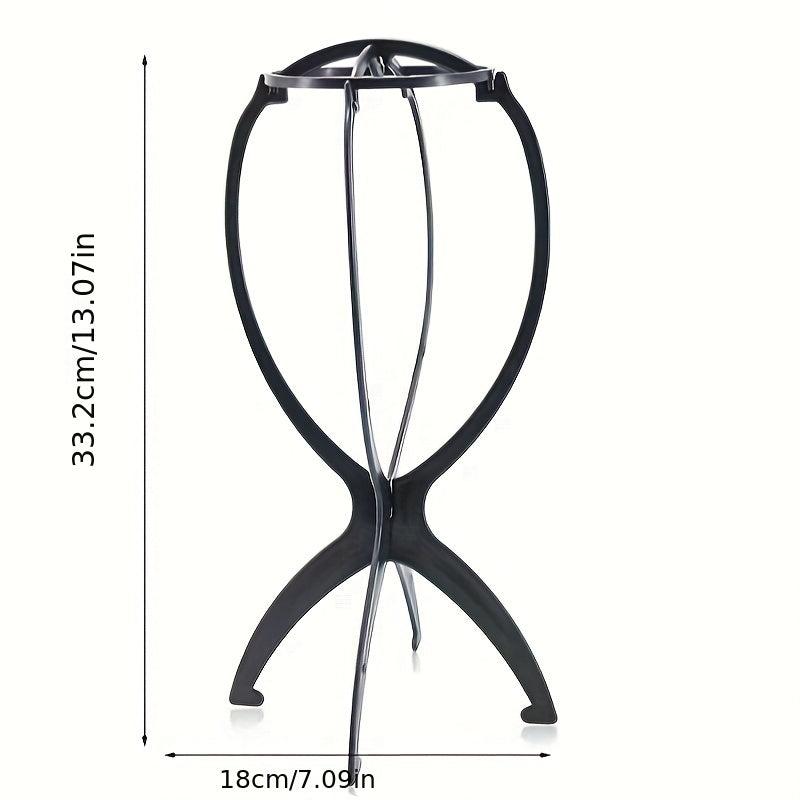 3pack Collapsible Wig Head Stands Portable Wig Holders