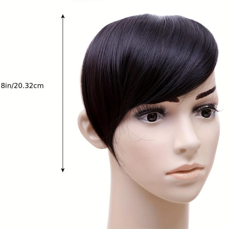 Synthetic Side Hair Bangs Clip-In One Piece for Women