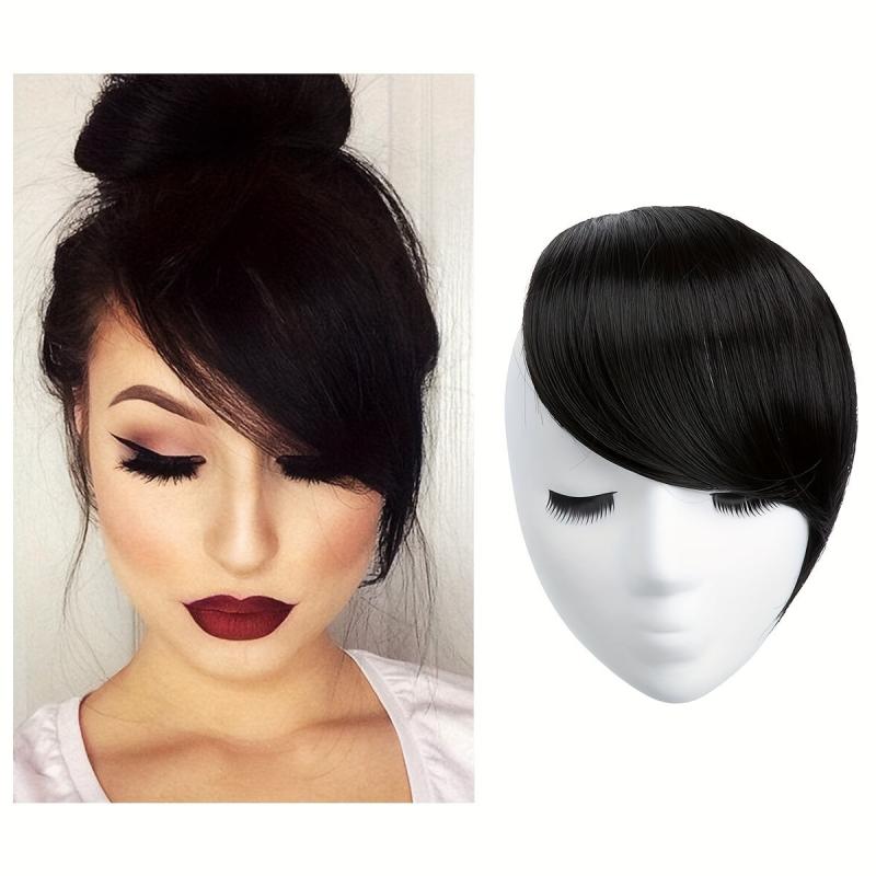 Synthetic Side Hair Bangs Clip-In One Piece for Women