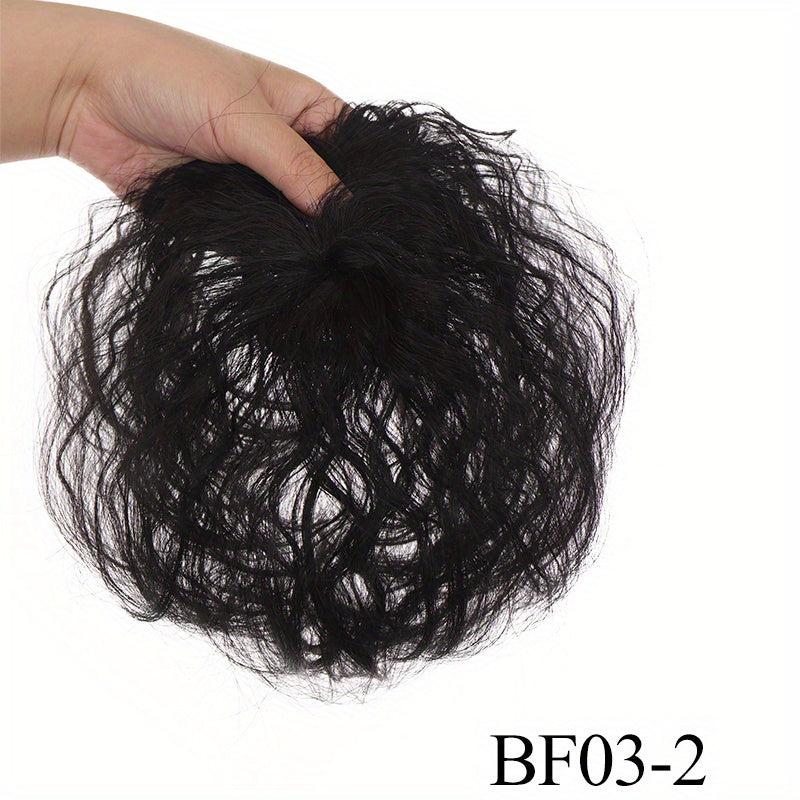 Fluffy Wavy Curly Hair Topper Synthetic Fiber Hair Piece for Volume
