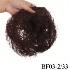 Fluffy Wavy Curly Hair Topper Synthetic Fiber Hair Piece for Volume