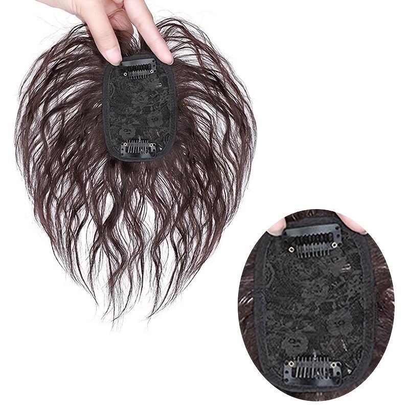 Fluffy Wavy Curly Hair Topper Synthetic Fiber Hair Piece for Volume
