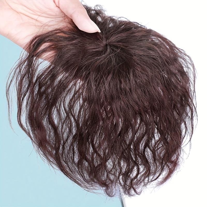Fluffy Wavy Curly Hair Topper Synthetic Fiber Hair Piece for Volume