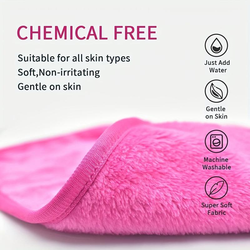 1Pcs Makeup Remover Cloths Microfiber Reusable Fast Drying Washcloth Face Towels