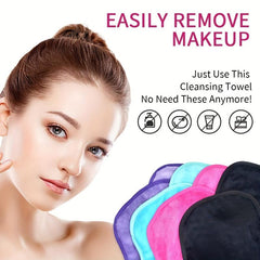 1Pcs Makeup Remover Cloths Microfiber Reusable Fast Drying Washcloth Face Towels
