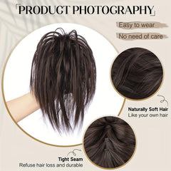 Curly Chignon Hair Bun Claw Clip Ponytail Hairpiece