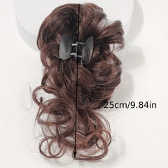Messy Hair Buns Updo Chignon Claw Ponytail Synthetic Hair Extensions