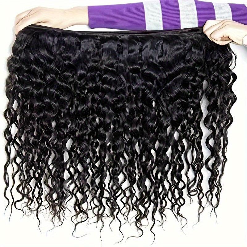 Water Wave Human Hair Bundles Unprocessed Virgin Human Hair Weave Curly