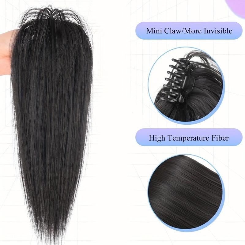 Synthetic Straight Ponytail Hairpiece Claw Ponytail Extension Brow