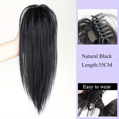 Synthetic Straight Ponytail Hairpiece Claw Ponytail Extension Brow