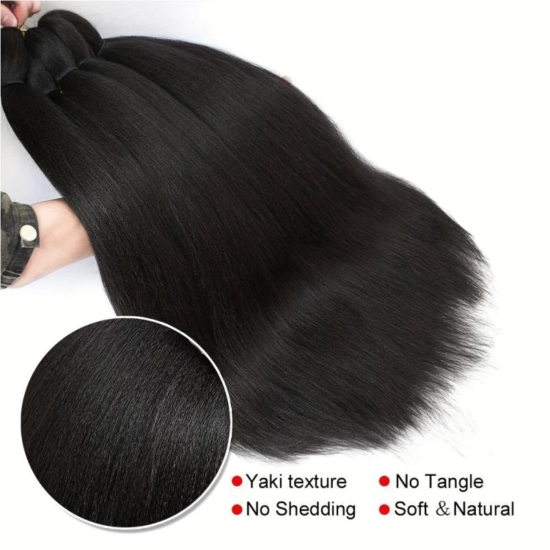 Long Braiding Hair Extensions Pre Stretched Synthetic Hair