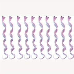 10 Packs Non Marking Hair Pieces Highlighting Wigs Hair Decorations