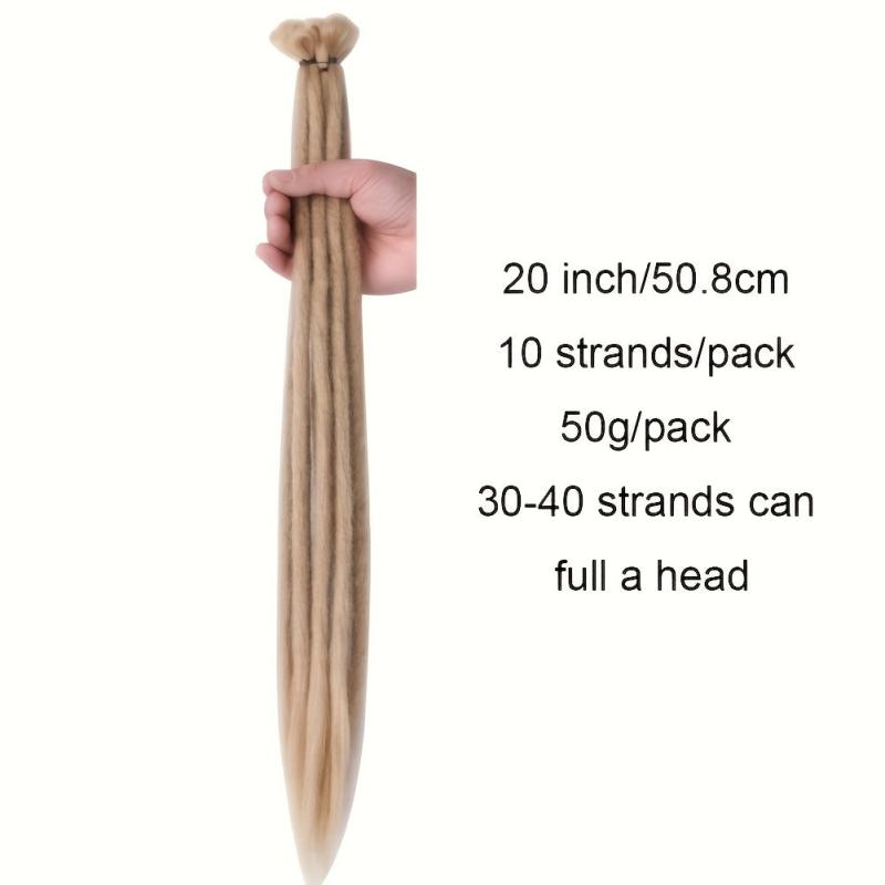 Soft Crochet Dreadlock Braids Hair 55-88 cm Synthetic Faux Locs Braids Hair