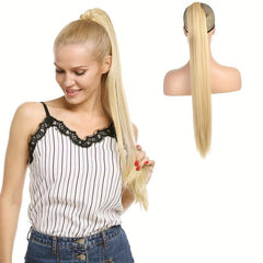 55 88 Cm Long Claw In Ponytail Extensions Synthetic Fiber Hair For Women