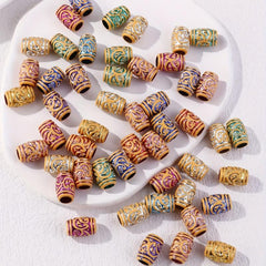 50PCS Hair Extension Ring Dreadlocks Braid Jewelry Beading