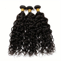 Virgin Curly Water Wave Human Hair Extensions Unprocessed 8-30 Inches