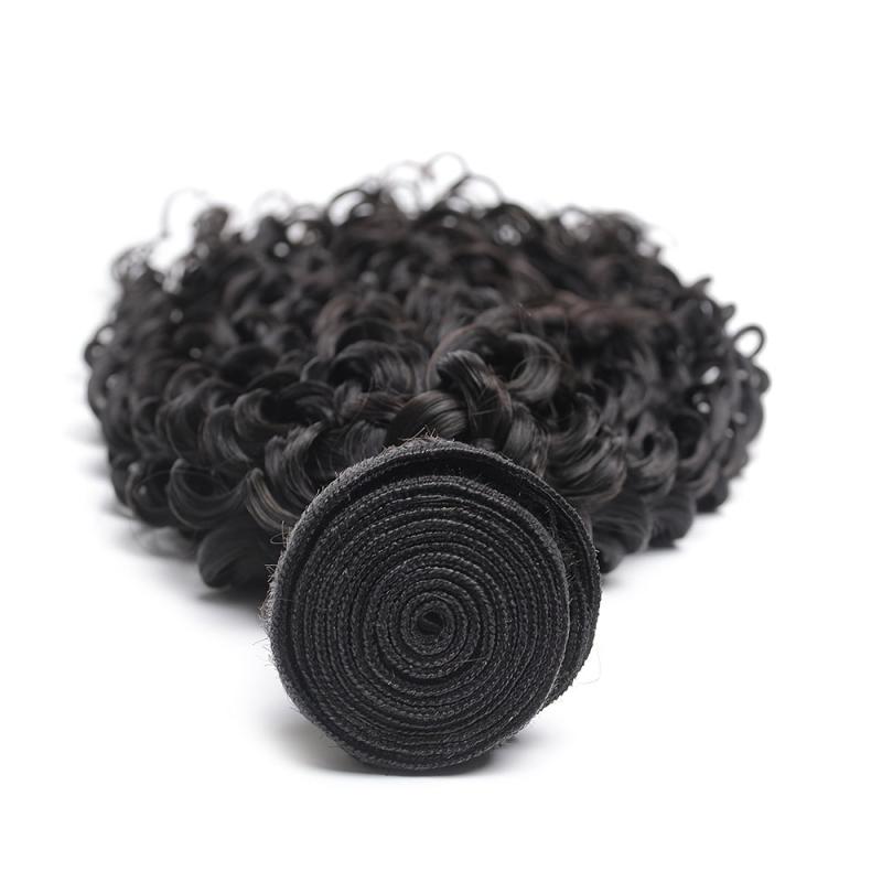 Virgin Curly Water Wave Human Hair Extensions Unprocessed 8-30 Inches