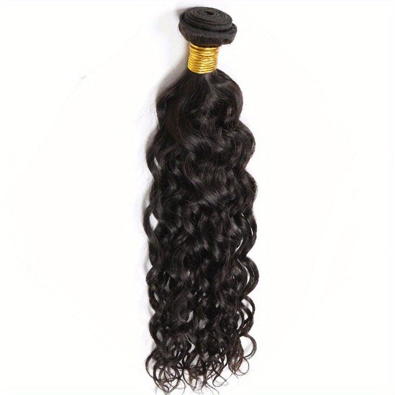 Virgin Curly Water Wave Human Hair Extensions Unprocessed 8-30 Inches