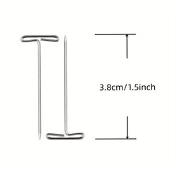 T Pins 50 Pack 1.5 Inch T Pins for Blocking Knitting