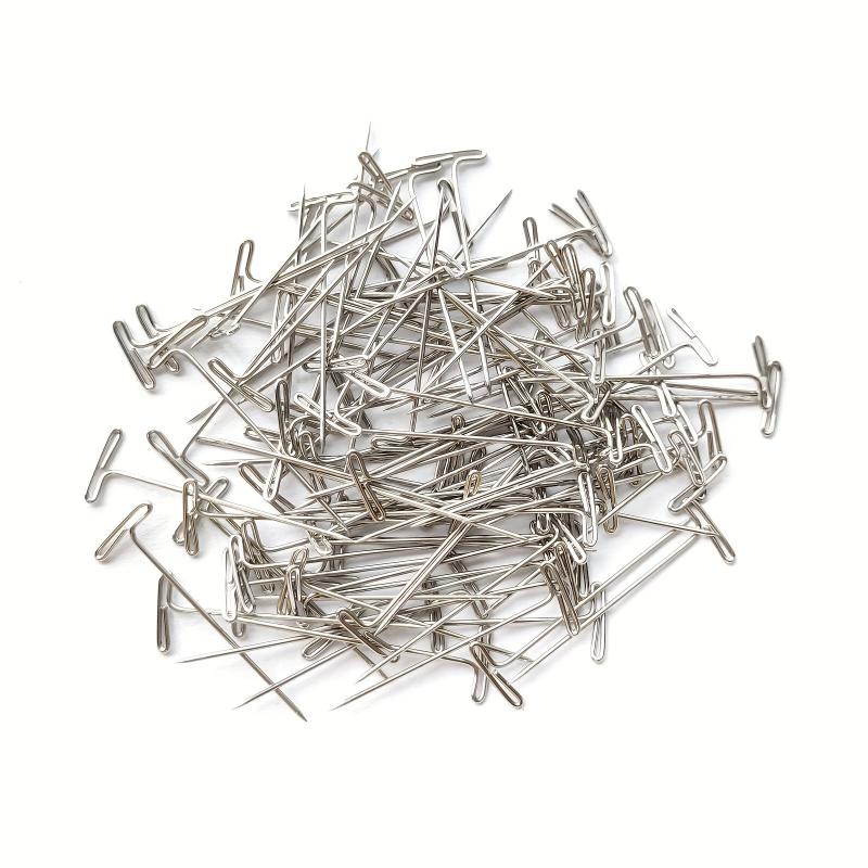 T Pins 50 Pack 1.5 Inch T Pins for Blocking Knitting