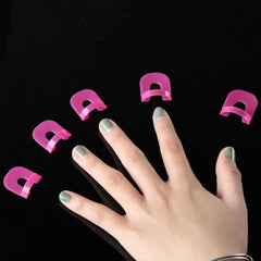 26Pcs U Curve Nail Protector Nail Polish Spill Proof Nail Art Tool